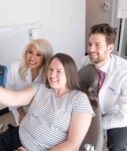 photo of smiling dental patient